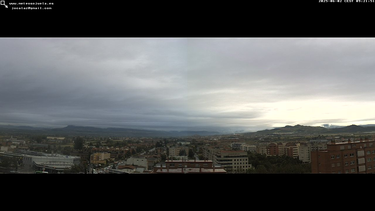 time-lapse frame, LOGROÑO SUR Iregua webcam