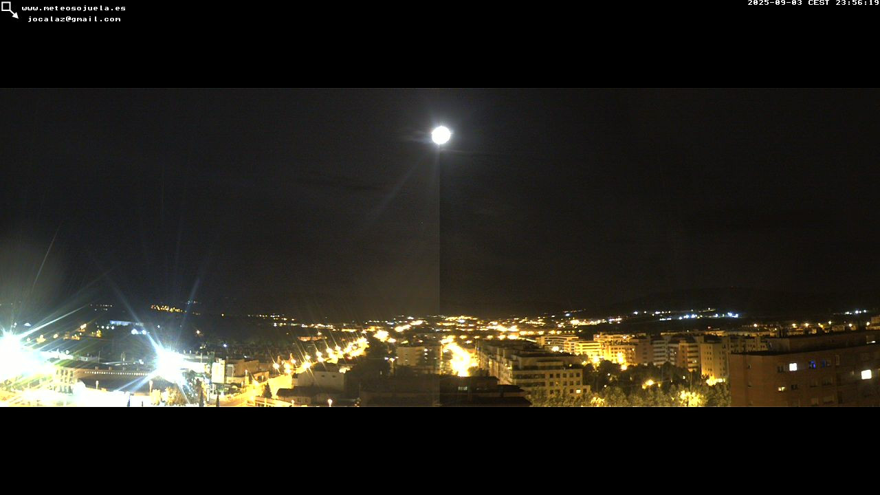 time-lapse frame, LOGROÑO SUR Iregua webcam