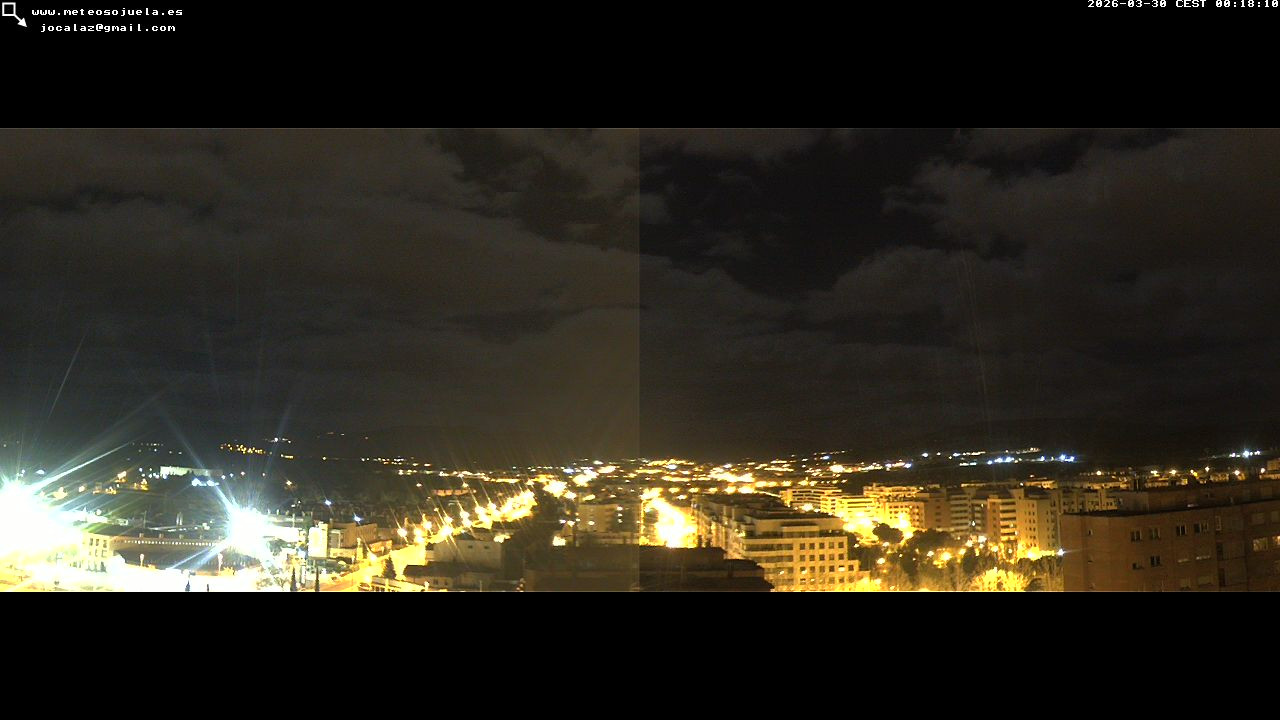 time-lapse frame, LOGROÑO SUR Iregua webcam
