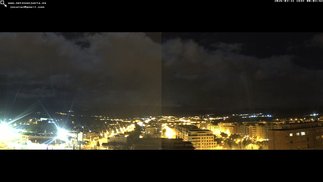 time-lapse frame, LOGROÑO SUR Iregua webcam