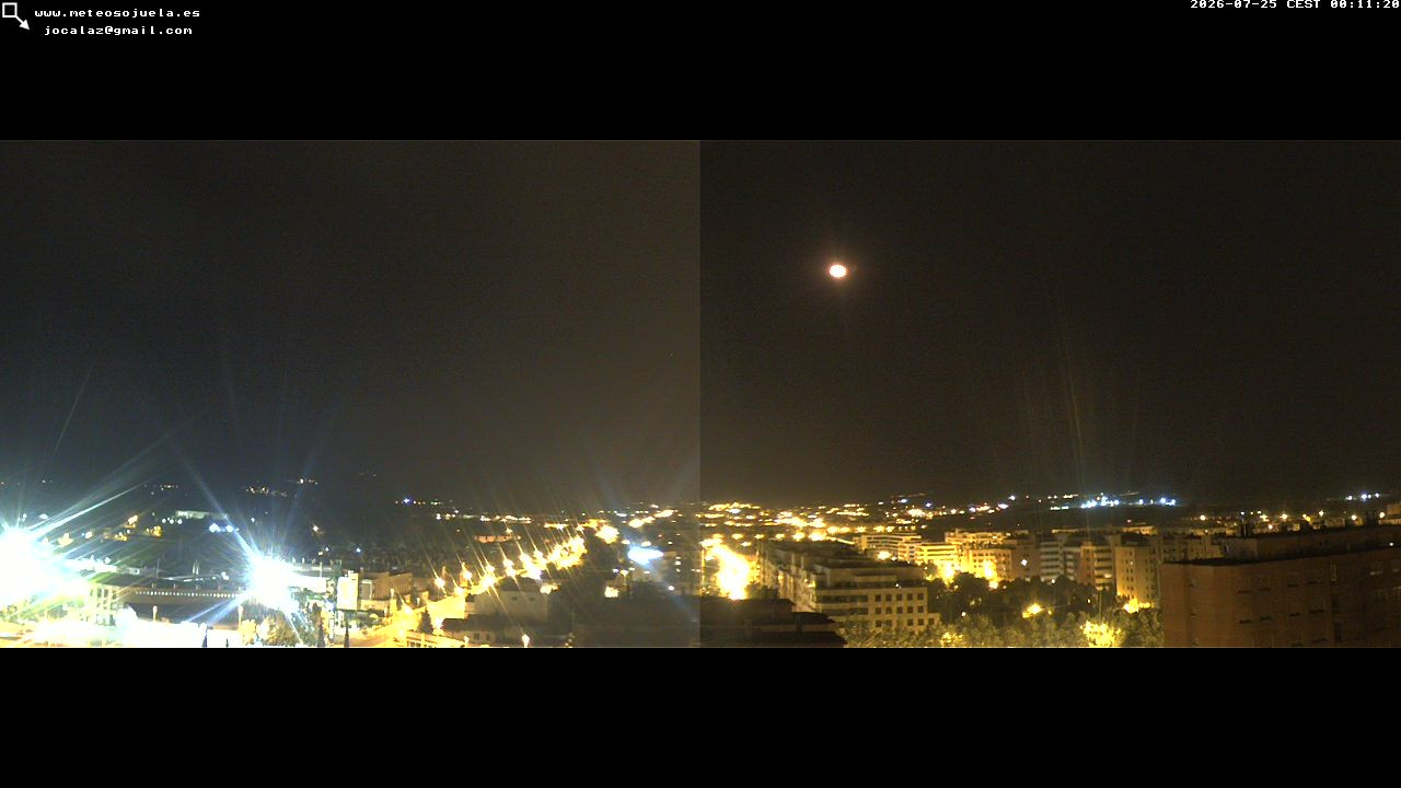 time-lapse frame, LOGROÑO SUR Iregua webcam