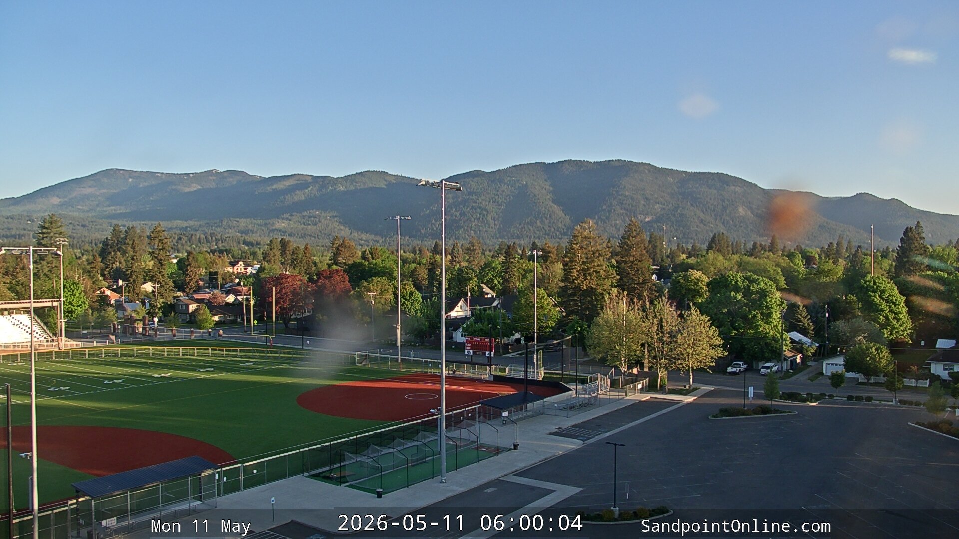 time-lapse frame, Sandpoint Online - Schweitzer Mountain webcam