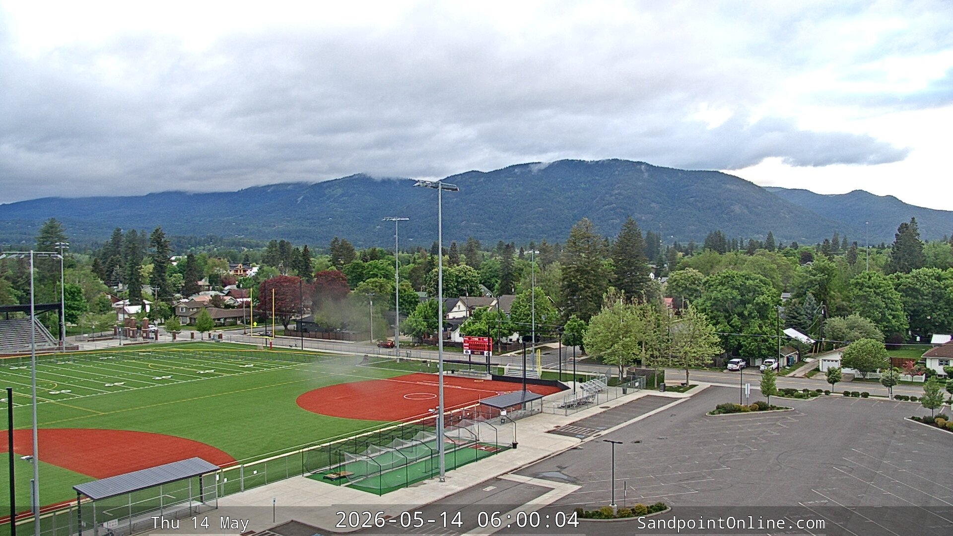 time-lapse frame, Sandpoint Online - Schweitzer Mountain webcam
