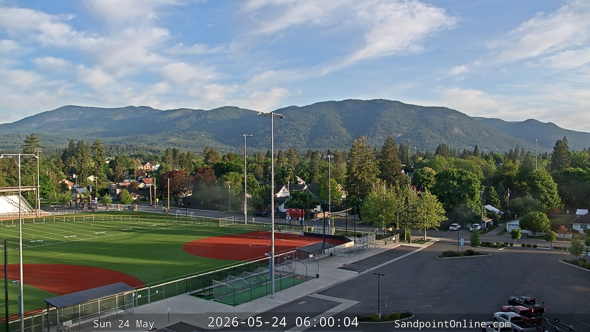 time-lapse frame, Sandpoint Online - Schweitzer Mountain webcam