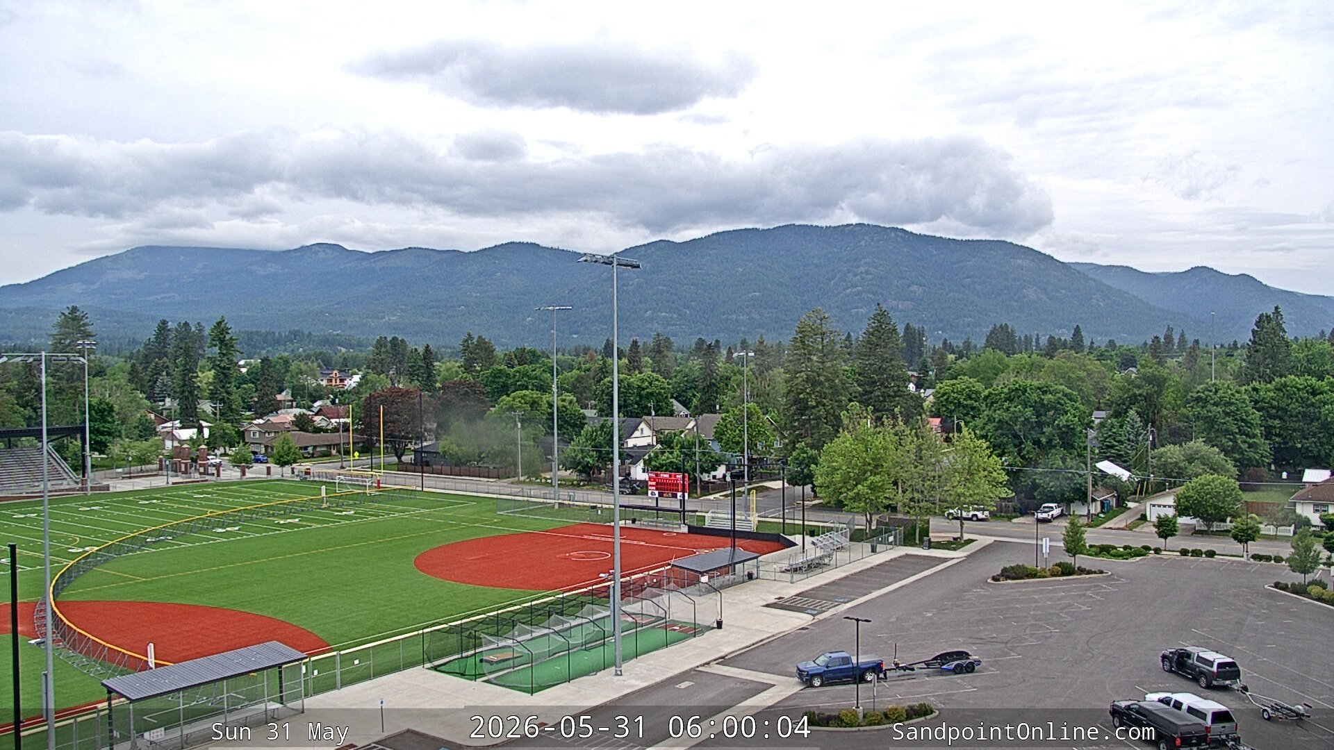 time-lapse frame, Sandpoint Online - Schweitzer Mountain webcam