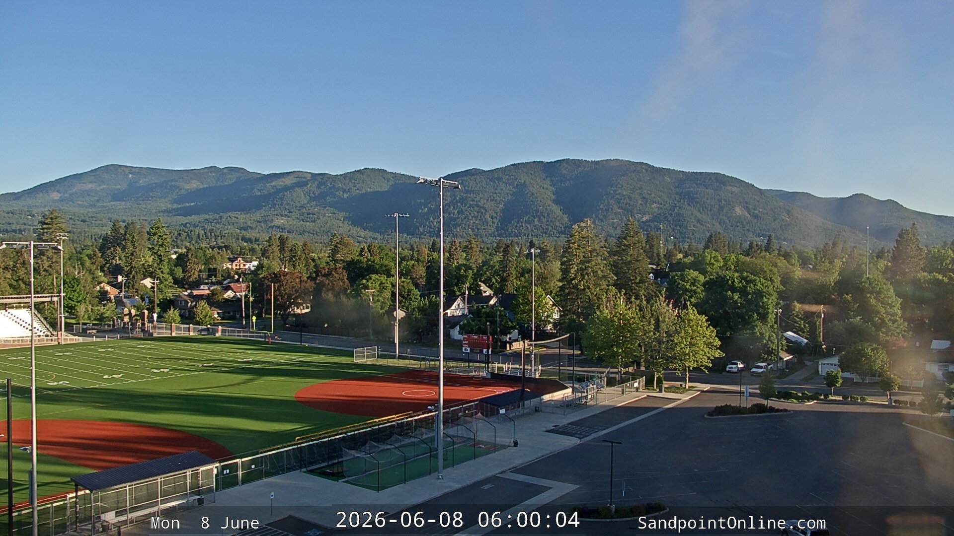time-lapse frame, Sandpoint Online - Schweitzer Mountain webcam