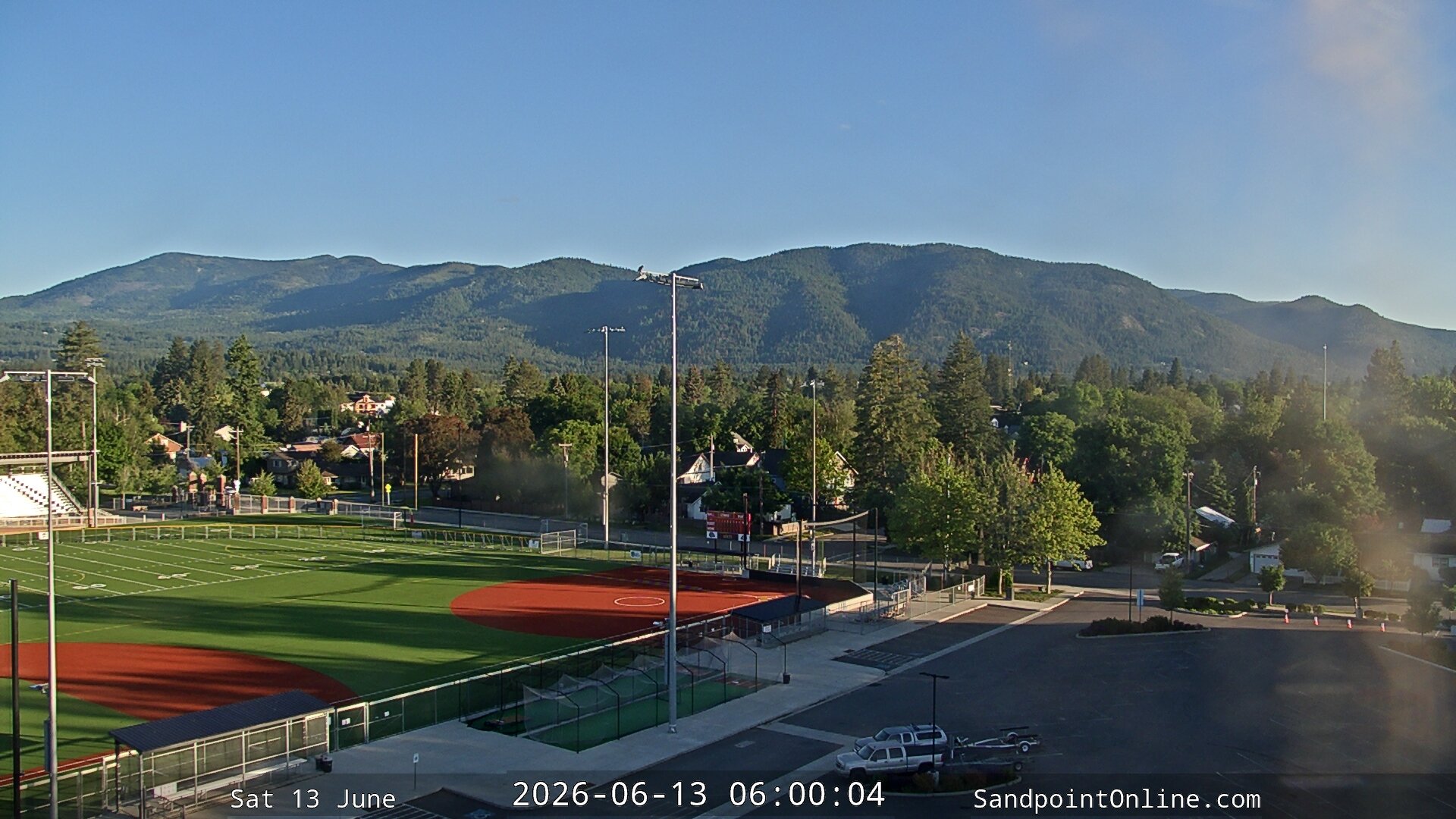 time-lapse frame, Sandpoint Online - Schweitzer Mountain webcam