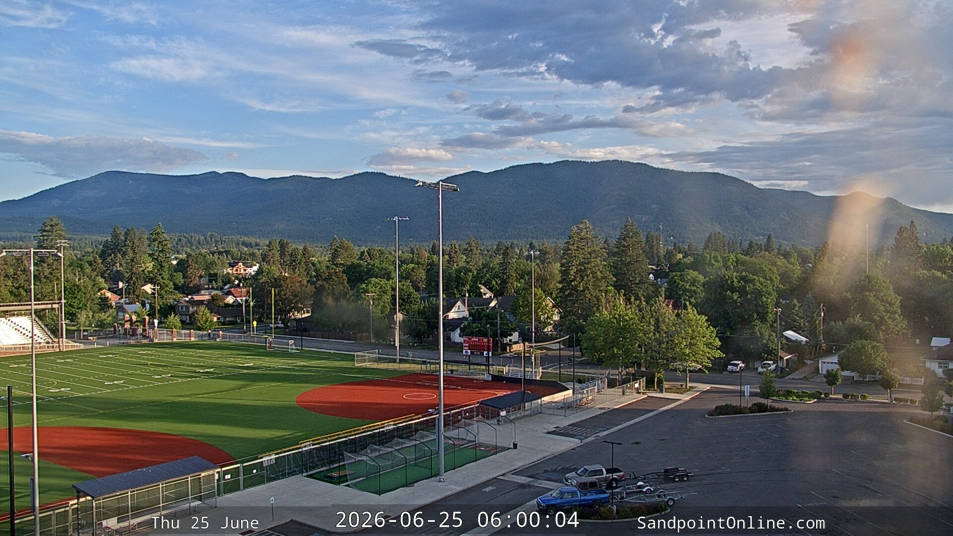 time-lapse frame, Sandpoint Online - Schweitzer Mountain webcam