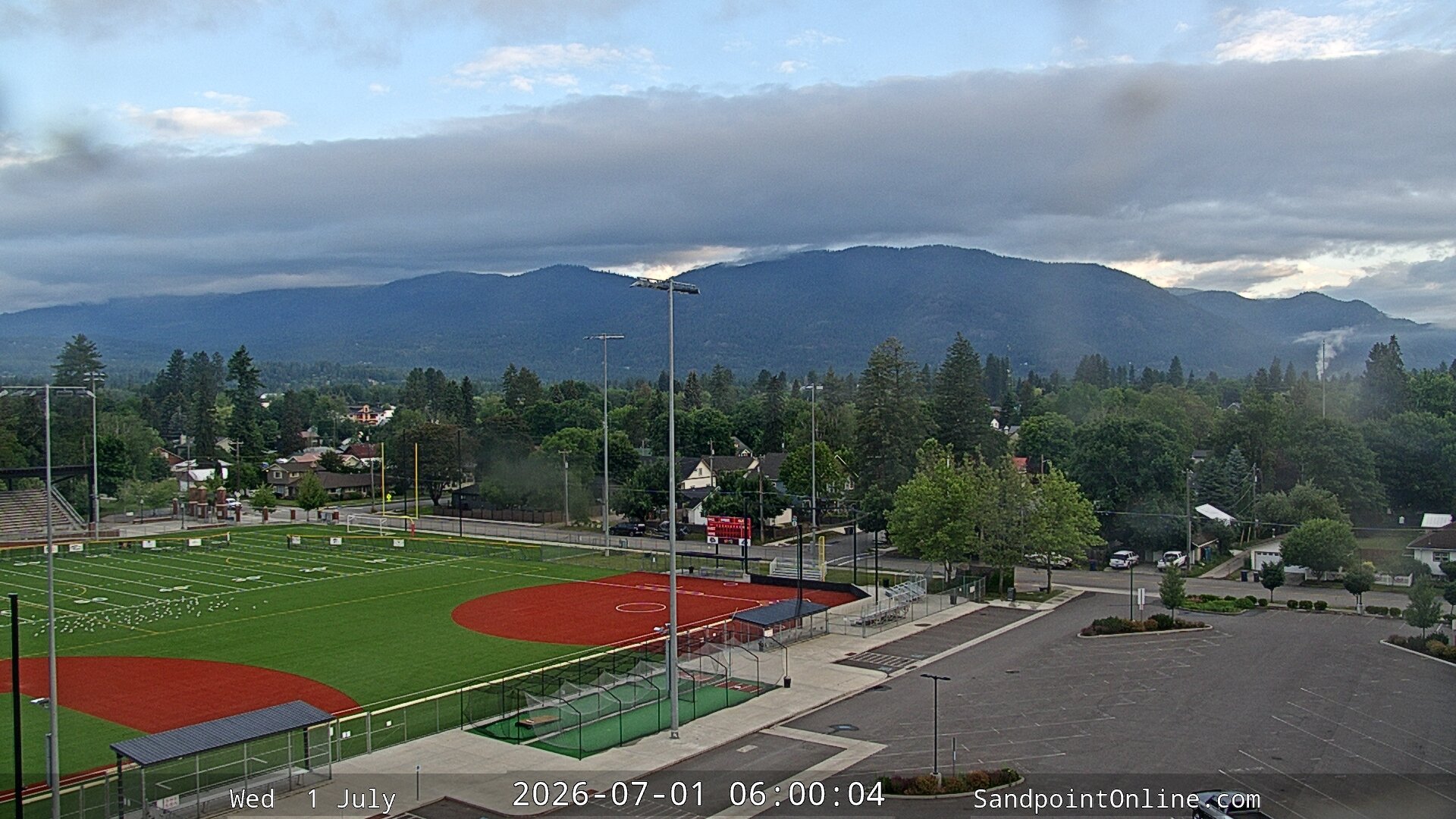time-lapse frame, Sandpoint Online - Schweitzer Mountain webcam