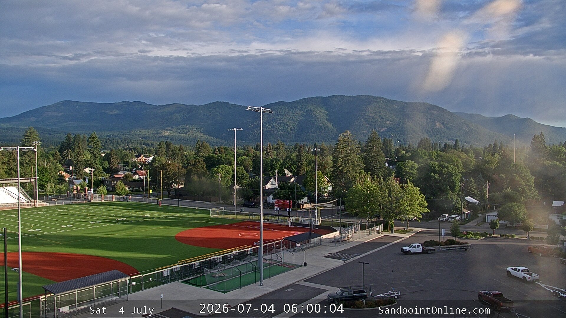 time-lapse frame, Sandpoint Online - Schweitzer Mountain webcam