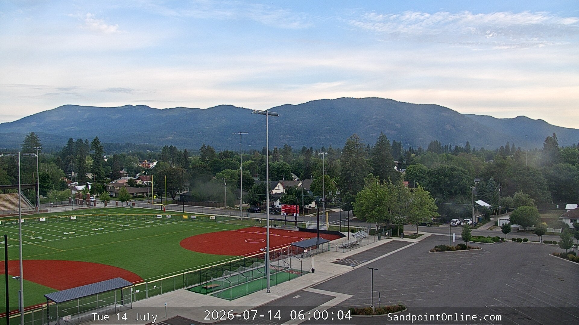 time-lapse frame, Sandpoint Online - Schweitzer Mountain webcam