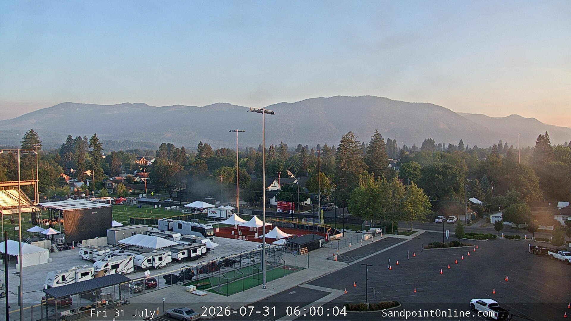 time-lapse frame, Sandpoint Online - Schweitzer Mountain webcam