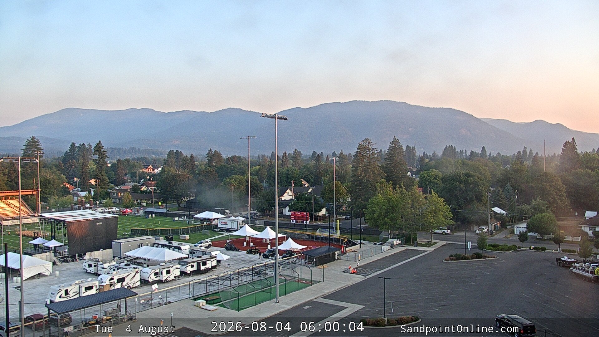 time-lapse frame, Sandpoint Online - Schweitzer Mountain webcam