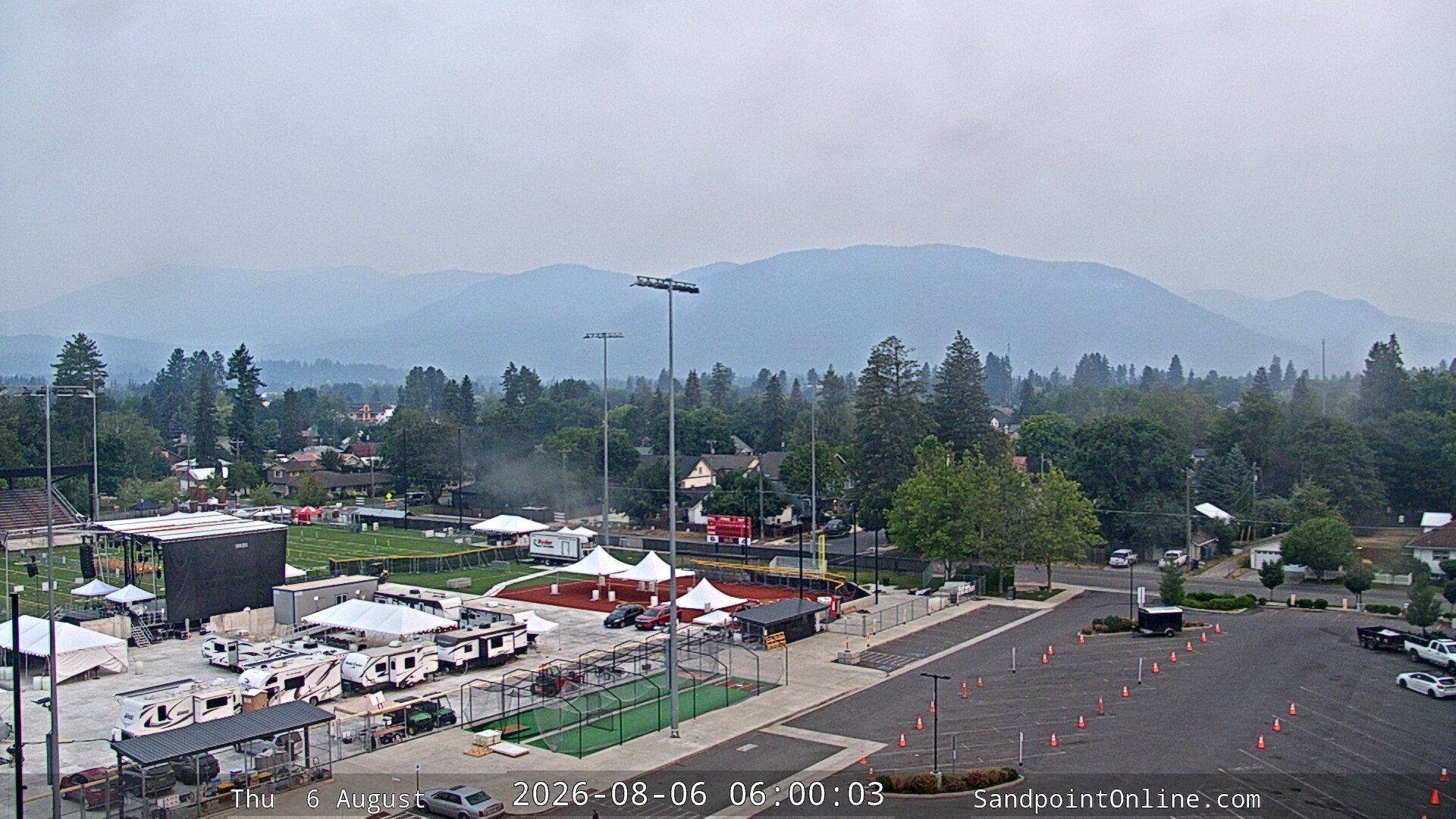 time-lapse frame, Sandpoint Online - Schweitzer Mountain webcam