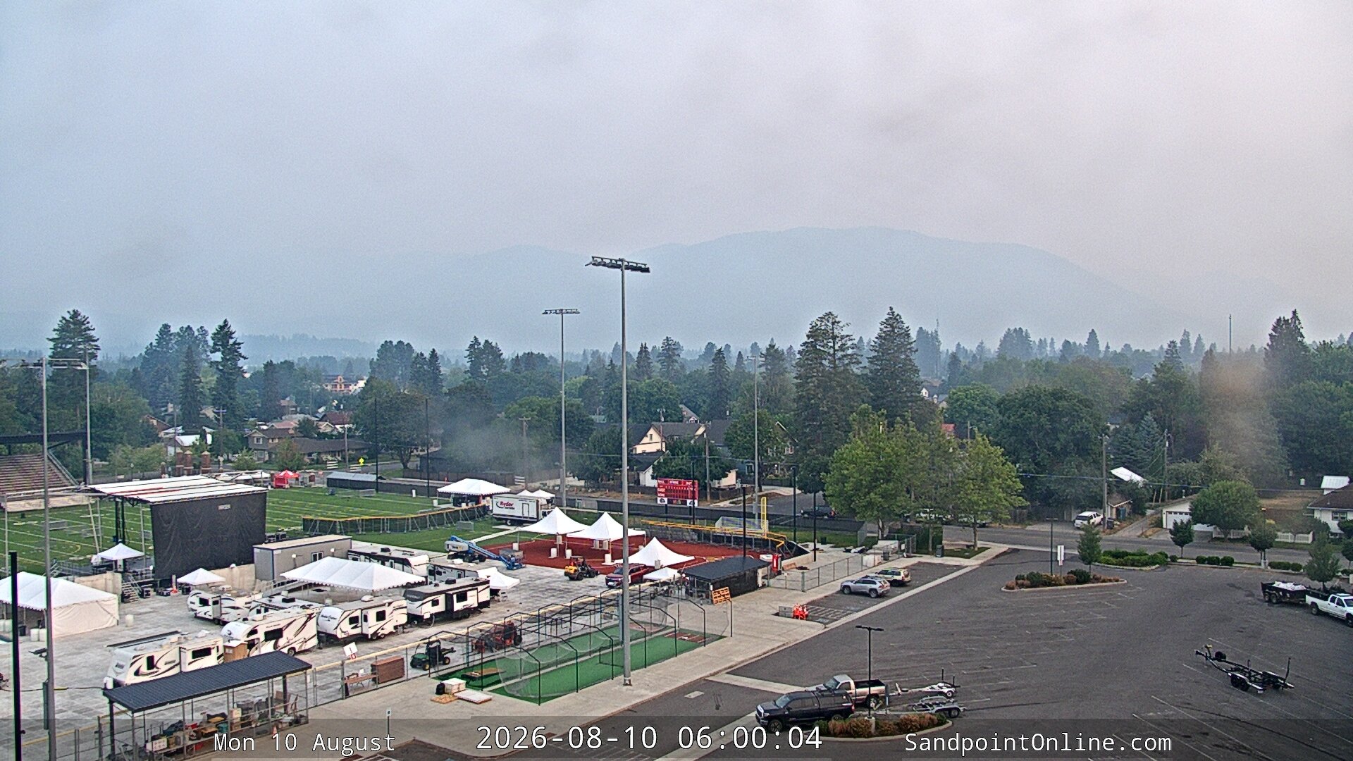 time-lapse frame, Sandpoint Online - Schweitzer Mountain webcam
