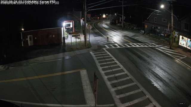 time-lapse frame, Downtown Inlet, NY webcam
