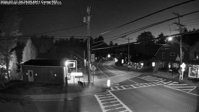 time-lapse frame, Downtown Inlet, NY webcam