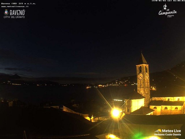 time-lapse frame, Baveno webcam
