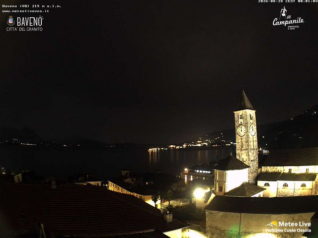 time-lapse frame, Baveno webcam