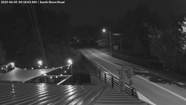 time-lapse frame, South Shore Rd, Inlet, NY webcam