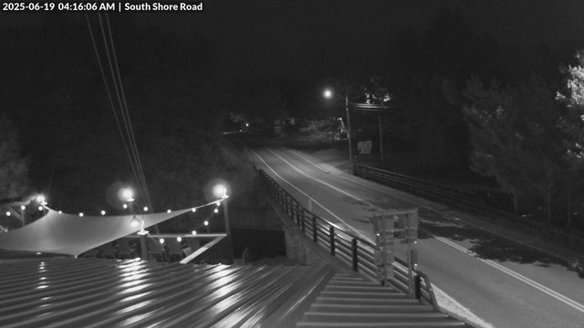 time-lapse frame, South Shore Rd, Inlet, NY webcam