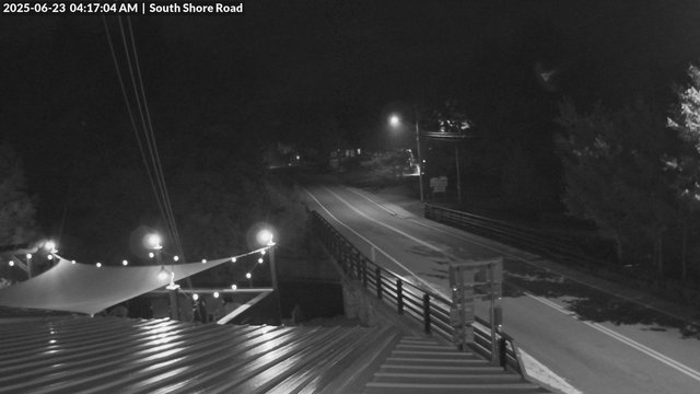 time-lapse frame, South Shore Rd, Inlet, NY webcam