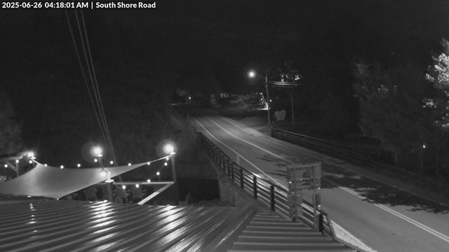 time-lapse frame, South Shore Rd, Inlet, NY webcam