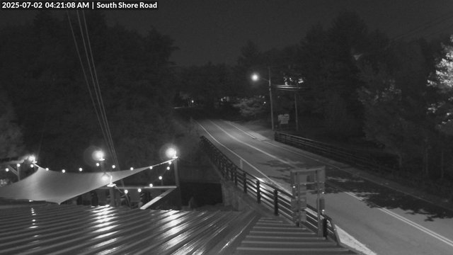 time-lapse frame, South Shore Rd, Inlet, NY webcam