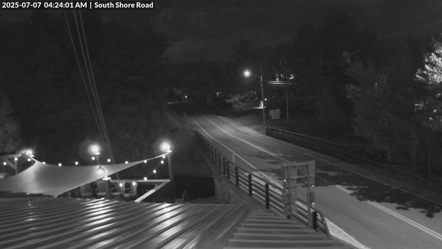 time-lapse frame, South Shore Rd, Inlet, NY webcam