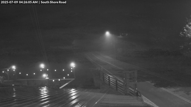 time-lapse frame, South Shore Rd, Inlet, NY webcam