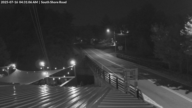 time-lapse frame, South Shore Rd, Inlet, NY webcam