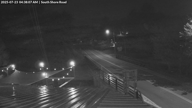 time-lapse frame, South Shore Rd, Inlet, NY webcam
