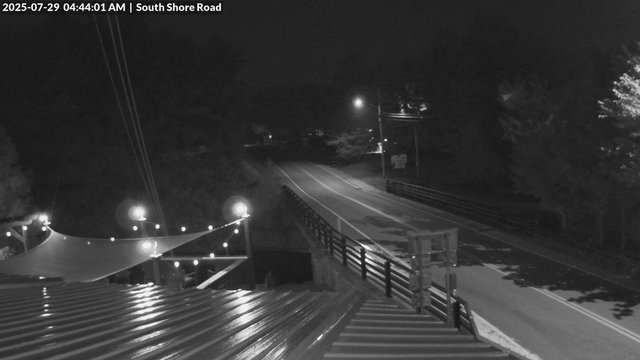 time-lapse frame, South Shore Rd, Inlet, NY webcam