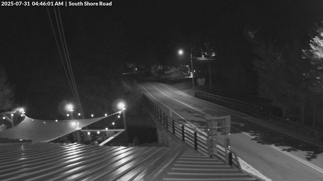 time-lapse frame, South Shore Rd, Inlet, NY webcam