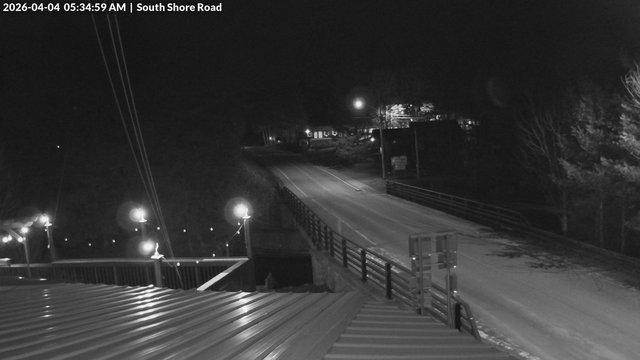 time-lapse frame, South Shore Rd, Inlet, NY webcam