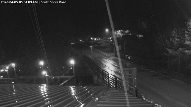 time-lapse frame, South Shore Rd, Inlet, NY webcam