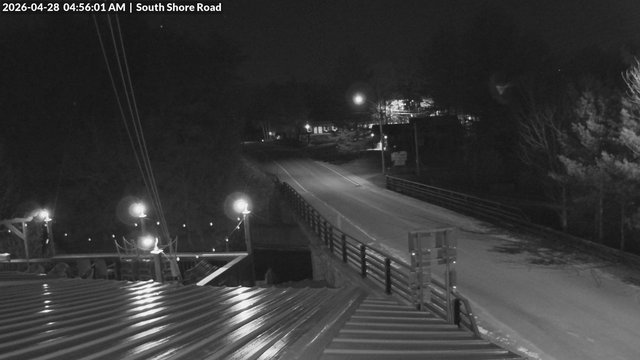time-lapse frame, South Shore Rd, Inlet, NY webcam