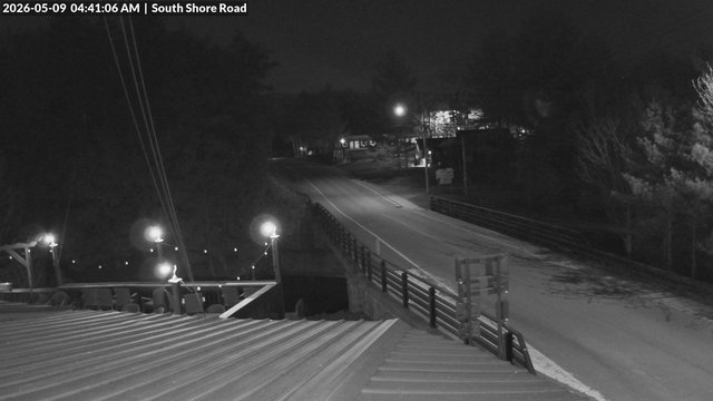 time-lapse frame, South Shore Rd, Inlet, NY webcam