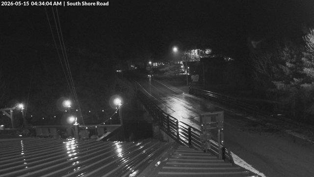 time-lapse frame, South Shore Rd, Inlet, NY webcam