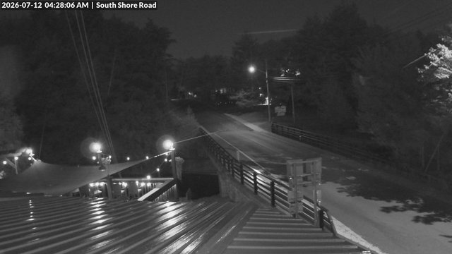 time-lapse frame, South Shore Rd, Inlet, NY webcam