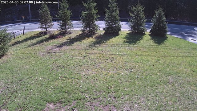 time-lapse frame, InletSnow.com webcam
