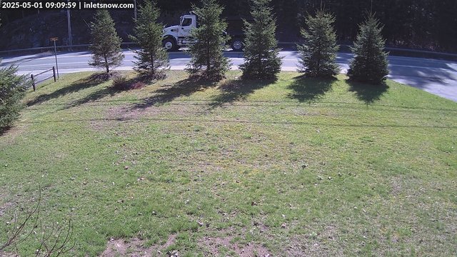 time-lapse frame, InletSnow.com webcam