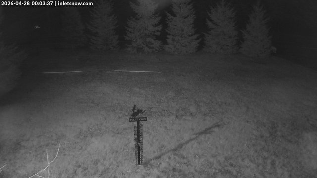 time-lapse frame, InletSnow.com webcam