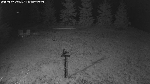time-lapse frame, InletSnow.com webcam