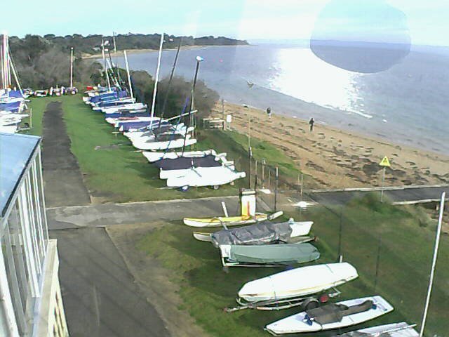 time-lapse frame, Cowes Yacht Club - West webcam