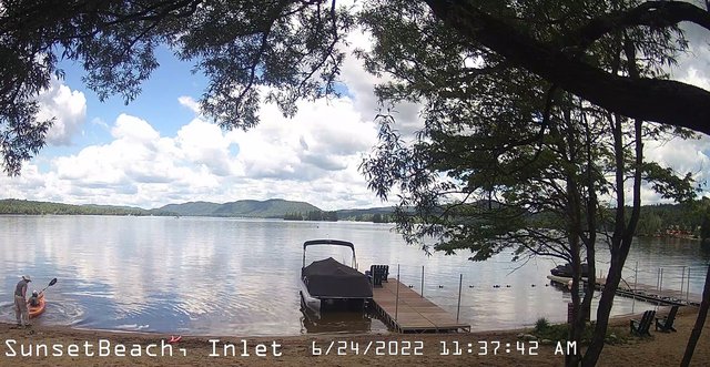 time-lapse frame, Sunset Beach webcam