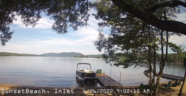time-lapse frame, Sunset Beach webcam