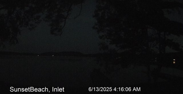 time-lapse frame, Sunset Beach webcam