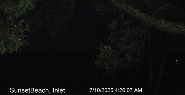time-lapse frame, Sunset Beach webcam