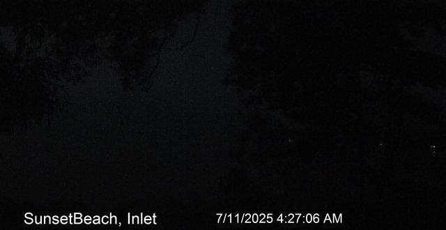 time-lapse frame, Sunset Beach webcam